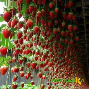 Клубника ампельная Анастасия купить по цене от 370р. в интернет-магазине «Посадика» с доставкой почтой в в Читае и по всей России – [изображение №1].